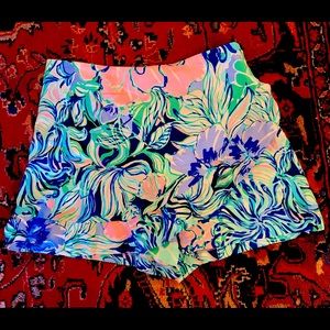 Lilly Pulitzer Faye Skort size 10/ new w/o tags. Party Thyme print. Adorable!!